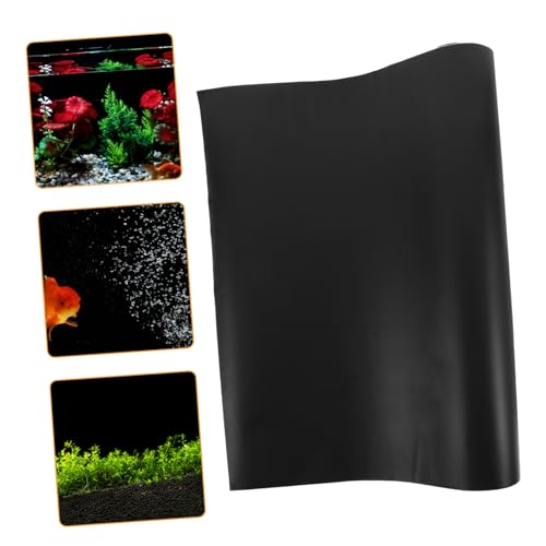 Aquarium Background Sticker: Fish Tank Backdrop Wallpaper Roll PVC Self-Adhesive Sticker Decal for DIY Aquarium Underwater Scenery Decoration