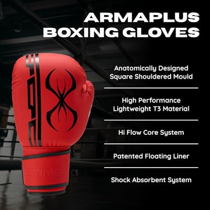 STING Armaplus Boxing Gloves - color: Red, size: 16 Oz