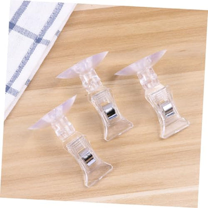 15pcs Suction Cup Clamps Feeding Tools for Fish Tank Aquarium Seaweed Clip Set Suitable for Aquatic Pets and Professional Aquarium Use
