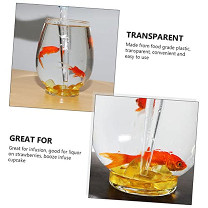 Ciieeo 2pcs Large Graduated Pipettes Multifunctional Liquid Transfer Droppers for Kitchen Fish Tanks and Laboratory Use Accurate Measurement Tools Plastic