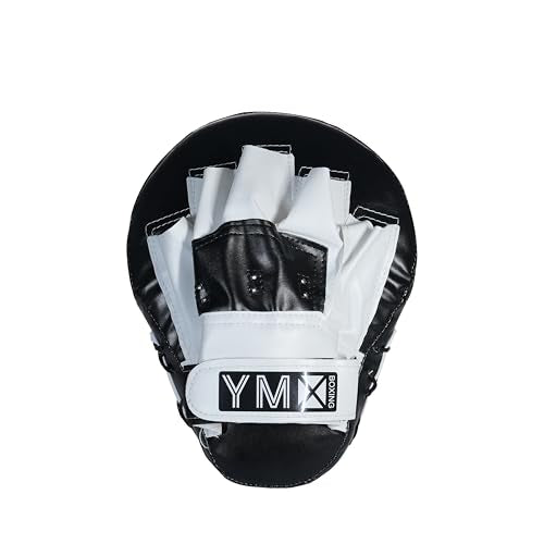 YMX BOXING Professional Boxing Focus Pads - Durable MMA Training Mitts for Punching, Kickboxing, and Martial Arts - Ideal for Coaches and Fighters
