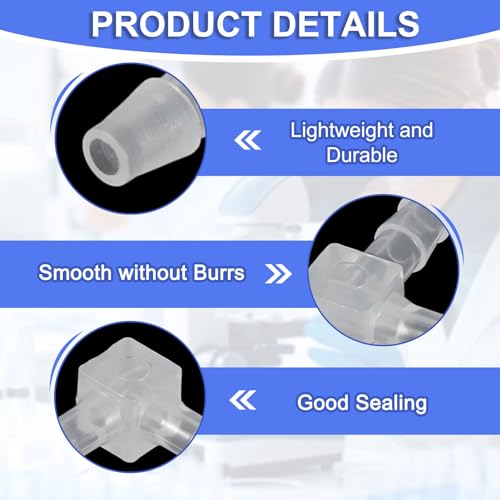 uxcell 1/8" Hose Barb Fitting, 8 Pcs Equal Barbed 90 Degree Elbow L Shaped 2 Way Plastic Splicer Joint Mender Adapter Union Fitting for Air Line Tubing Pipe Household Fuel Gas Liquid - size: 1/8 Inch