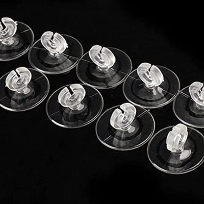 40Pcs Aquarium Suction Cups Clear Fish Tank Hose Clamps Suction Cup Clips Airline Tube Holders Fish Tank Holders Clips for Fish Tank Tubing