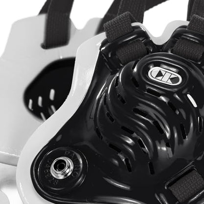 Cliff Keen Tornado Wrestling Headgear - color: Black / White / Black