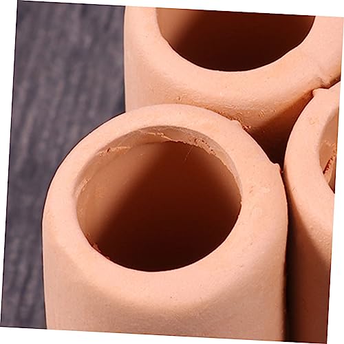 Kisangel Aquatic Plants Mineral Tube for Fish Tank Hollow Moss Holder for Cultivating Shrimp and Aquatic Plants Design