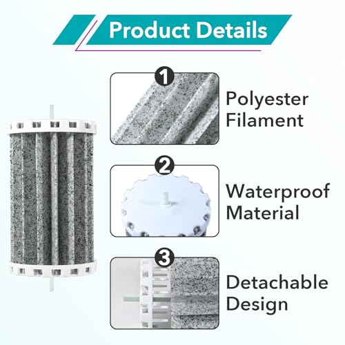 4 Pcs PRBW150B Aquarium Fish Tank Filters Compatible with Penguin Bio Wheel 150 Hang On Filters, Fits for 150B Assembly Biowheel Part