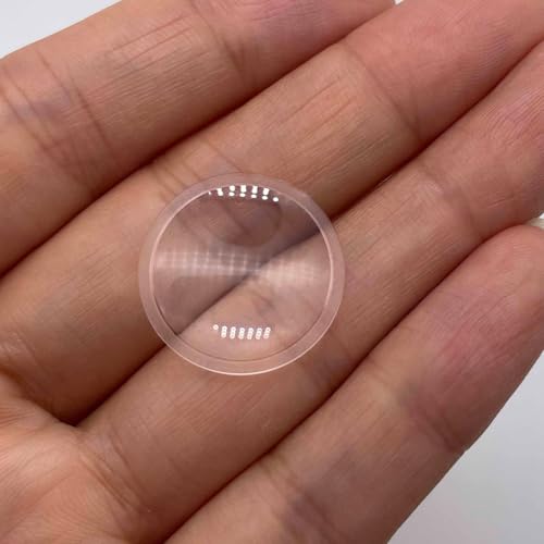 Double Convex Lens - 21mm Diameter, 41mm Focal Length, Optical biconvex Lens for Physics Experiments, Photography, Magnifying, and DIY Projects - Pack of 5pcs (20.8mm x H3mm x F41) - size: 20.8mm x H3mm x F41
