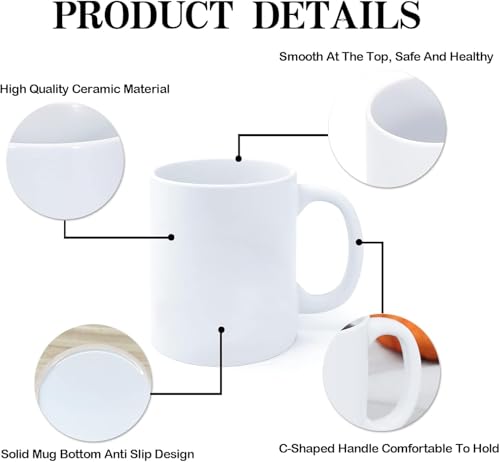 Personalized First Father's Day Mug Custom Coffee Cup for New Dad 2026 Gift from Baby Son Daughter Unique Keepsake Present Birthday for Daddy Papa Husband Ceramic Tea Cup with Name Photo Design - color: 5