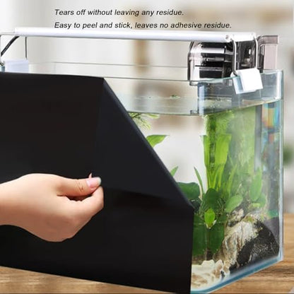 Self Adhesive Fish Tank Backdrop, Durable Aquarium Wall Sticker, Easy Install Decorative PVC Sheet,150x60cm - size: 150x60cm