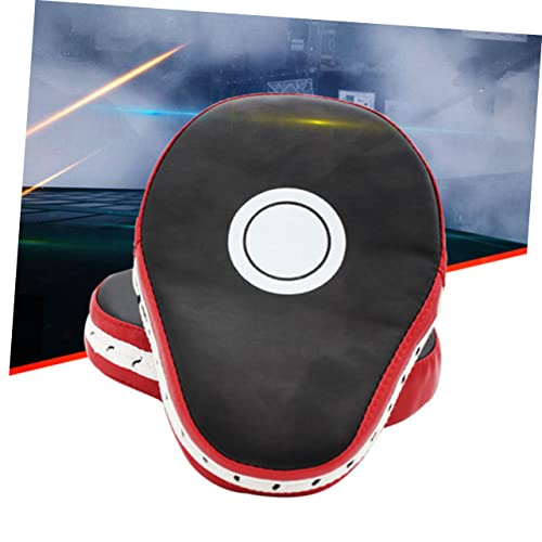 1pair Handheld Boxing Taekwondo Training Pad MMA Focus Target for Kickboxing Karate Kung Fu and Sparring Red Black Quality No Harmful Substances