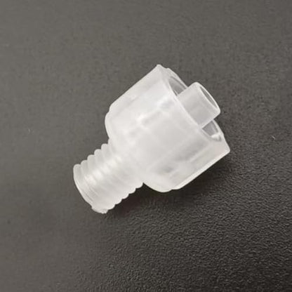 25PCS Threaded to Male Luer Fitting Luer Lock 1/4-28 UNF Male Thread Plastic Connect Adapter PP for Laboratory Biochemical Analytical Instruments, Food Machinery, Aquarium Equipment