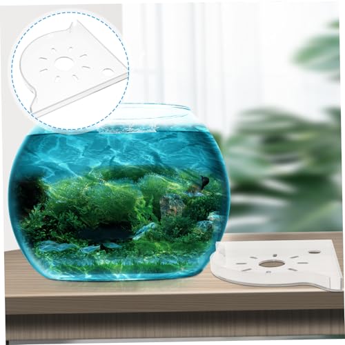 Aquarium Corner Storage Shelf Organizer for Fish Food and Supplies Desktop Divider for Efficient Aquarium Accessory Management