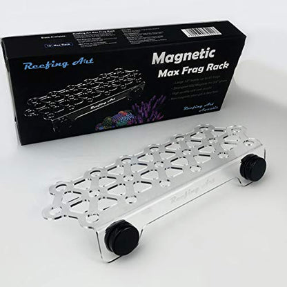Magnetic Coral Frag Rack Strongest N52 Magnets Holds up to 41 Plugs (Large Max) - style: Large Max
