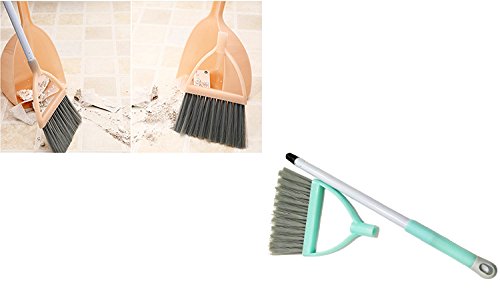 Mini Housekeeping Cleaning Tools for Children,3pcs Include Mop,Broom,Dustpan (Green Mop+Frash Blue Broom&Dustpan)