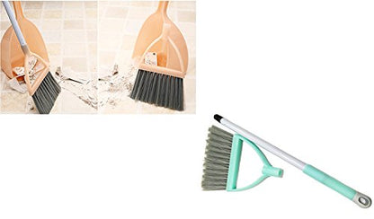 Mini Housekeeping Cleaning Tools for Children,3pcs Include Mop,Broom,Dustpan (Green Mop+Frash Blue Broom&Dustpan)