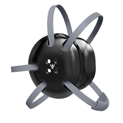 Classic Wrestling Headgear, Silver Straps - style: Black w/ Silver Straps