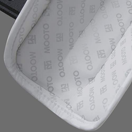 Mooto Korea Taekwondo Extera S2 Shin Protector Guard WT Logo MMA Martial Arts Kickboxing Karate Training Match Gym School Academy (Large(Length 26cm or 0.85 ft))