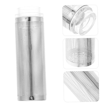 Stainless Steel Aquarium Guard Cover Large Fish Tank Intake Strainer Protector Easy to Clean Mesh Guard for Shrimp Tank Safe Rounded Edges Simple Installation for Aquariums and