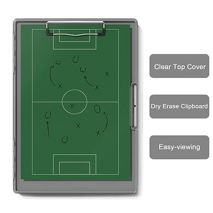 Hongri Clipboard with Storage, Grey 8.5 x 11 Clip Board, Dual Compartmen - color: Grey