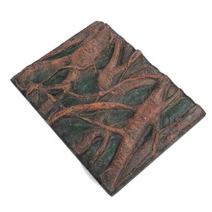 Foam Aquarium Background 3D Fish Tank Background with Lifelike Rock Design for Bearded Dragon Chameleon (H)