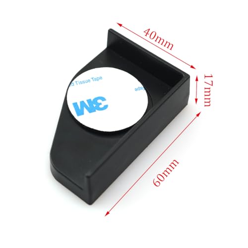 ZYAMY 4PCS Fish Tank Corner Protectors Aquarium Glass Plastic Corner Covers Shockproof Anti Slip Pads Furniture Protection Devices for Home Decoration Black