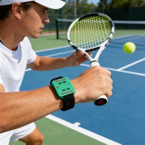 Golf Score Counter Watch, Manual Golf Score Counter - Plastic Compact Watch Stroke Keeper - Manual Dial Indicator, Green