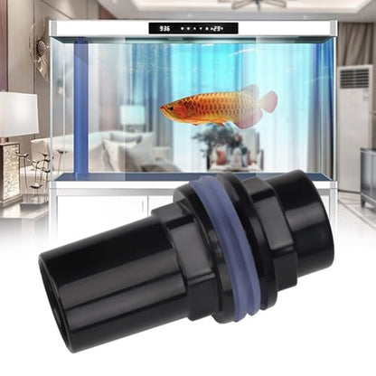 5Pcs PVC Aquarium Pipe Connectors Hexagonal Ends with Rubber Seal for Fish Tank Tubing Leak-Proof Air Pump Fittings(Inner Diameter 20mm) - size: Inner Diameter 20mm