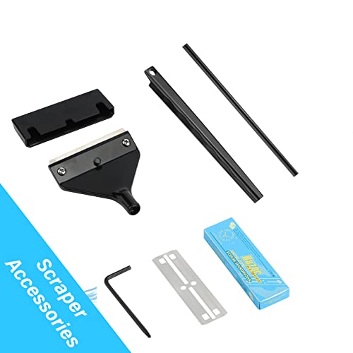 Algae Scraper for Glass Aquarium,Aquarium Razor Scraper with 10 Replaceable Blades,Aquarium Cleaning Tools. - size: 16.5 Inch