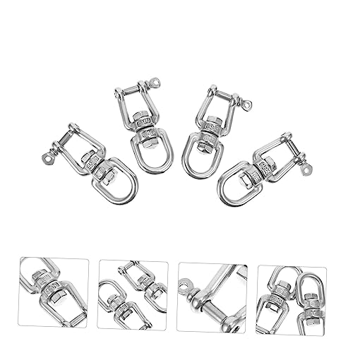 Practical Swivel Ring Rigging Set 4pcs Steel d Ring for Sandbag and Chain Extenders