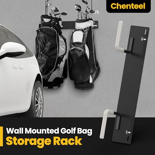 Wall Mounted Golf Bag Storage Rack,Golf Bag Storage Rack for Garage,Golf Bag Organizer for Garage,Golf Bag Hangers/Holder/Hook for Garage,Golf Storage System & Accessories - style: 1 Pcs Right-Angle Style