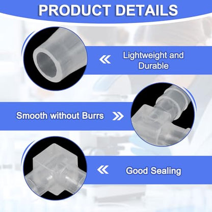 uxcell 1/4" Hose Barb Fitting, 8 Pcs Equal Barbed 90 Degree Elbow L Shaped 2 Way Plastic Splicer Joint Mender Adapter Union Fitting for Air Line Tubing Pipe Household Fuel Gas Liquid - size: 0.25 Inch