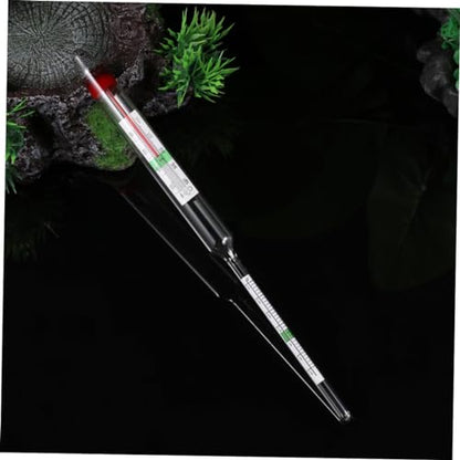 Glass Fish Tank Hydrometer Saltwater Meter Automatic Temp/Tester for Aquarium