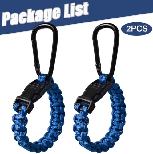 Baseball Glove Clip for Hanging Bags,Portable Paracord Gear Holder with Hook Clip,Sports Equipment Drying Rack for Baseball Softball Gloves - style: 2-blue