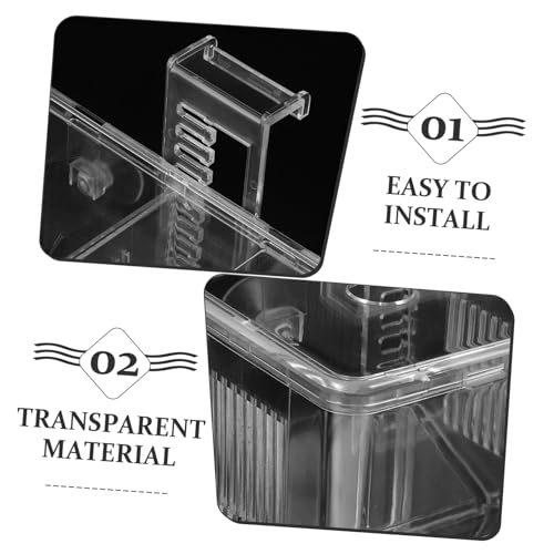 Totority Fish Breeding Box Cup for Aquarium Divider Incubator for Safe Fry Isolation and Acclimation Portable and Easy to Install Fish Divider for Betta