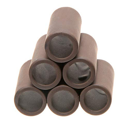 Saim Aquarium Breeding Cave Ceramic Shrimp Shelter Spawning Tube Shrimp Hide Ornament Hiding Cave Decorations Hideaway Pipe, Betta Accessories (6 Holes)
