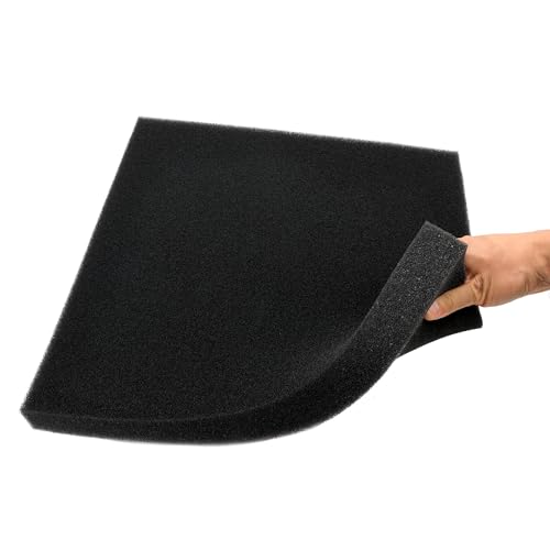 Aquarium Filter Bio Sponge Pad, Foam Sponges Filter Media, Cut fit it Filter Accessories for Fish Tanks and Ponds (18"x18"x1.6" (50PPI) 1 Pack) - size: 18"x18"x1.6" (50PPI) 1 PACK