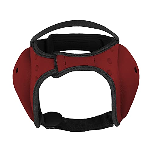 Wrestling BJJ Grappling Headgear - Adjustable Ear Guard - Ultra Soft Ear & Head Guard - Adult & Youth - color: Red, size: Youth