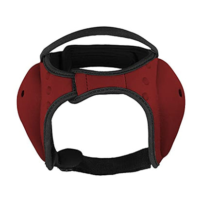 Wrestling BJJ Grappling Headgear - Adjustable Ear Guard - Ultra Soft Ear & Head Guard - Adult & Youth - color: Red, size: Youth