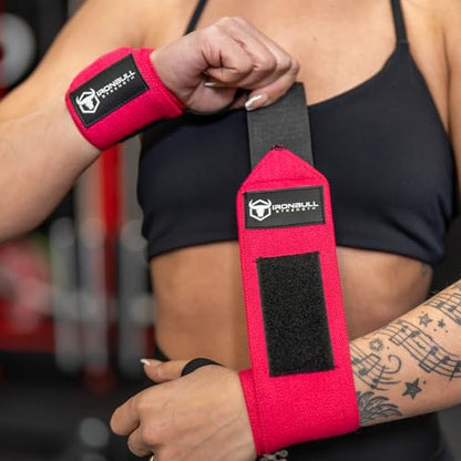 Wrist Wraps for Weightlifting (USPA & IPL Approved) - 18” Premium Quality Wrist Straps for Weightlifting - Weight Lifting Wrist Wraps with Thumb Loop - Best Gym Wrist Wraps for Lifting Weights, Curls & Dips - Lifting Wrist Wraps for Bench, Powerlifting &