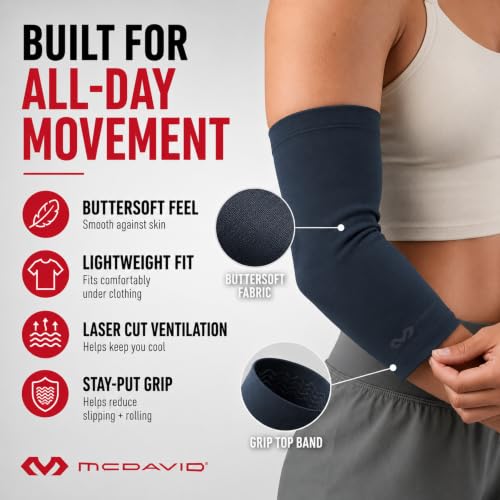 McDavid Infused Therapy Buttersoft Elbow Sleeve - size: X-Large