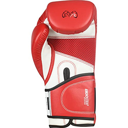 RIVAL Boxing RB2 2.0 Super Bag Gloves, Hook and Loop Closure - High-Density, Multi-Layered Padding, and Breathable Mesh Palm - color: Red, size: X-Large