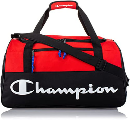 Champion Unisex Adult Velocity Duffel Bag, Red, One Size US - color: Red, size: One Size