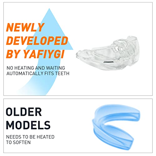 3 Pack Kids Youth Mouth Guard Football Sports Braces Mouthguards for Mouthpiece Boys Teeth for MMA Boxing Rugby Kickboxing Taekwondo Softball Lacrosse to Braces EVA Transparent - color: Transparent