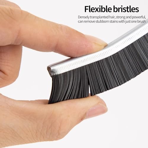 13pcs Household Cleaning Tools 2 in 1 Groove Cleaning Brush Window Track Cleaning Tools Hard Bristle Crevice Cleaning Brush Wire Brushes for Cleaning Rust
