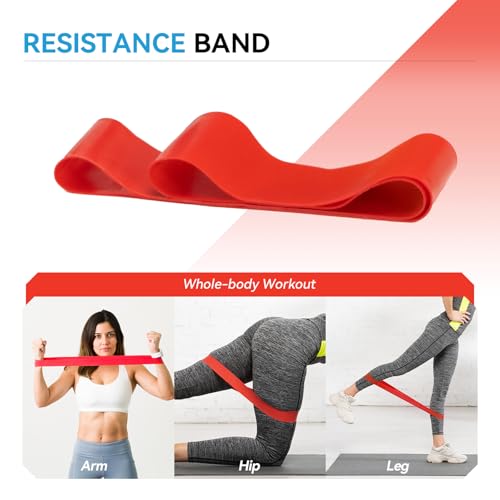 5 in 1 Foam Roller Set, High Density Patented Exercise Roller | Deep Tissue Massage Roller Stick, Massage Ball, Resistance Band for Pilates, Yoga, Whole Body Fitness Exercise, Orange - color: Orange