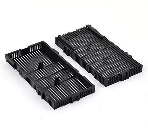 XMHF 16Pcs Aquarium Fish Tank Plastic Bottom Under Gravel Filter Board Plate