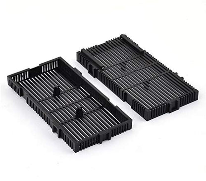 XMHF 16Pcs Aquarium Fish Tank Plastic Bottom Under Gravel Filter Board Plate