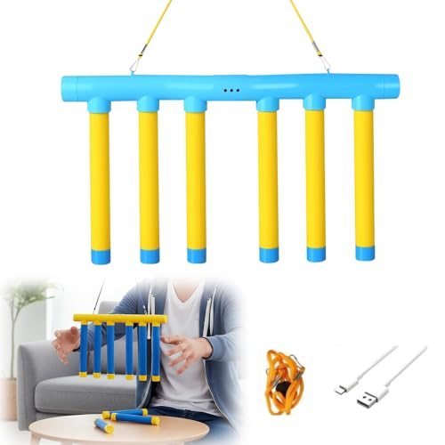 Reflective Drop Stick Challenge Game, 2026 New Hand Eye Coordination Reflex Training Toy, 3 Adjustable Speed Modes, Catching Sticks Game for All Ages (Blue) - color: Blue