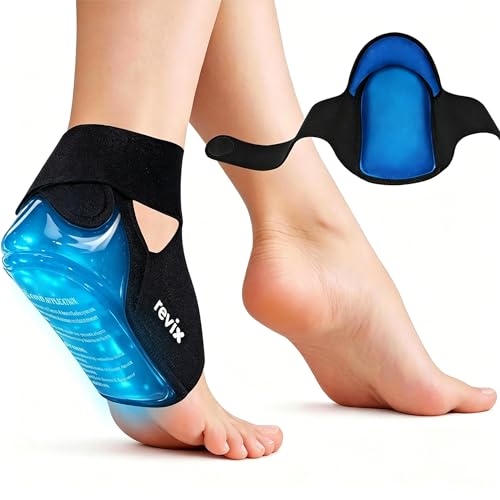 REVIX Heel Ice Pack Wrap for Plantar Fasciitis & Achilles Tendonitis, Gel - style: 1 Pack