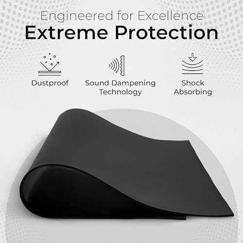 Exactly Rubber - Commercial Grade Silicone Sheet, 60A Durometer Silicone Mat, -80 to 450°F Temperature Resistant Rubber Mat, Rubber Sheet with 350% Elongation, Made in the USA, 1/16 x 9" x 12", Black - color: Black, size: 1/16 x 9 x 12
